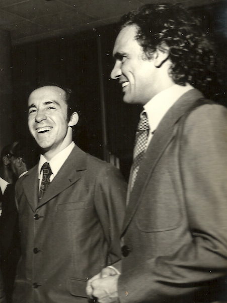 Tostão e Pedro Valente